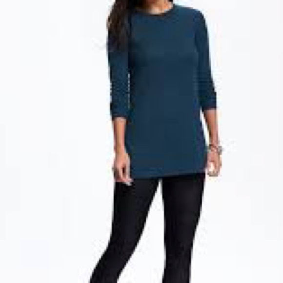 Teal Blue Long Sleeve Sweater Timeless Classic Crewneck Pullover Soft Knit Sz M - Picture 15 of 15